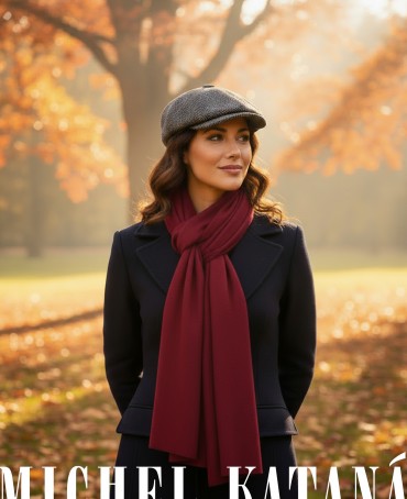 Кепка с козырьком, 8ми-клинка Мужская-Унисекс TWEED EDINBURG CLOUD из твида (Плотная Костюмно-Блейзерная ШЕРСТЬ) TWEED.8-EDINBURG/CLOUD